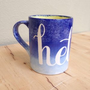 "Hello" mug